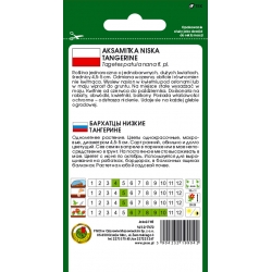 Nasiona Aksamitka pełna niska Tangerine pnos617