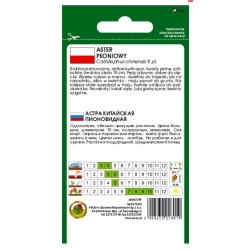 Nasiona Aster peoniowy biały pnos656