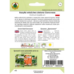 Nasiona Bazylia właściwa czerwona pnos531