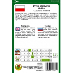 nasiona Dynia olbrzymia Golias pnos60