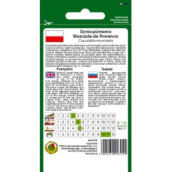 nasiona Dynia piżm Muscade de Provence pnos65