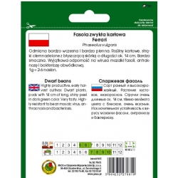 nasiona Fasola szparag zielona Ferrari pnos78