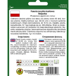 nasiona Fasola szparagowa Majorka pnos102