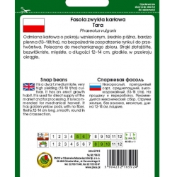 nasiona Fasola szparag żółta Tara pnos97
