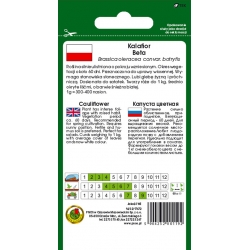 nasiona Kalafior Beta pnos119