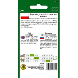nasiona Kapusta czerwona Kalibos pnos129