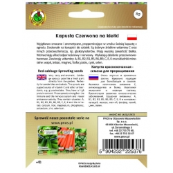 Nasiona Na kiełki Kapusta czerwona 8g pnos470