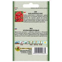 Nasiona Len wielkokwiat czerwony pnos762