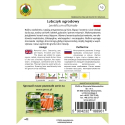 Nasiona Lubczyk ogrodowy pnos521