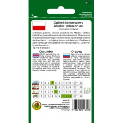 nasiona Ogórek gruntowy Anulka pnos185