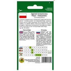 nasiona Ogórek gruntowy Parys pnos203