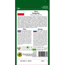 nasiona Okra Burgundy pnos230