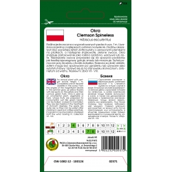 nasiona Okra Clemson Spineless pnos231