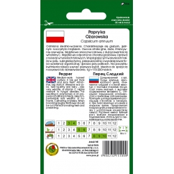 nasiona Papryka Ożarowska pnos242