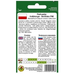 nasiona Pietruszka korzen Halblange berl. pnos259
