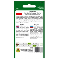 nasiona Rzodkiew Runder Schwarzer pnos342