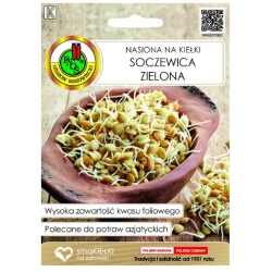 Nasiona Na kiełki Soczewica zielona 30g pnos489