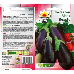 Nasiona Bakłażan Black Beauty Tor3
