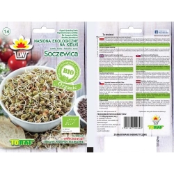Nasiona Nasiona BIO na kiełki Soczewica Tor556