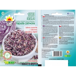 Nasiona na kiełki Kapusta czerwona Tor535