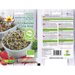 Nasiona na kiełki Rzodkiewka CHINA ROSE Tor545
