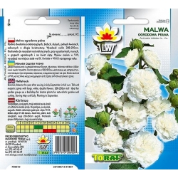 Nasiona Malwa ogrodowa pełna biała Tor387