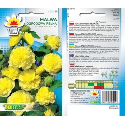Nasiona Malwa ogrodowa pełna żółta Tor388