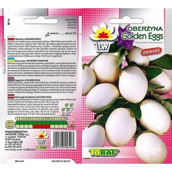 Nasiona Oberżyna Golden Eggs doniczkowa Tor414