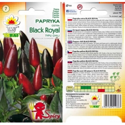 Nasiona Papryka ROYAL BLACK Ostra Tor137