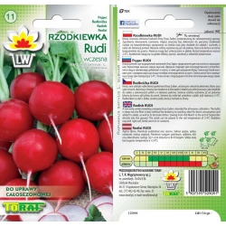 Nasiona Rzodkiewka RUDI czerwona wczesna Tor196