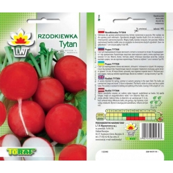Nasiona Rzodkiewka Tytan czerwona Tor199