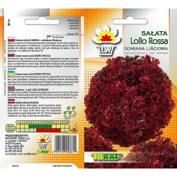 Nasiona Sałata liściowa Lollo Rossa czerwona Tor201