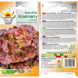  Nasiona Sałata masłowa ROSEMARRY czerwona Tor215