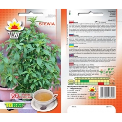 Nasiona Stewia 20x słodsza od cukru Tor607