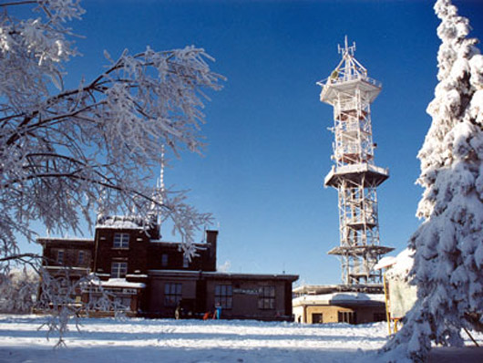 Góra Kozákov i wieża widokowa w Czechach