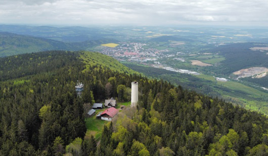 Góra Libin w Czechach